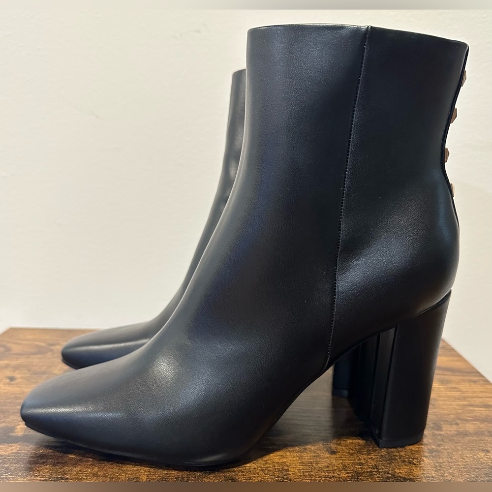 Nine West Women’s Black Yuhav Block Heel Boots NWT Various Sizes